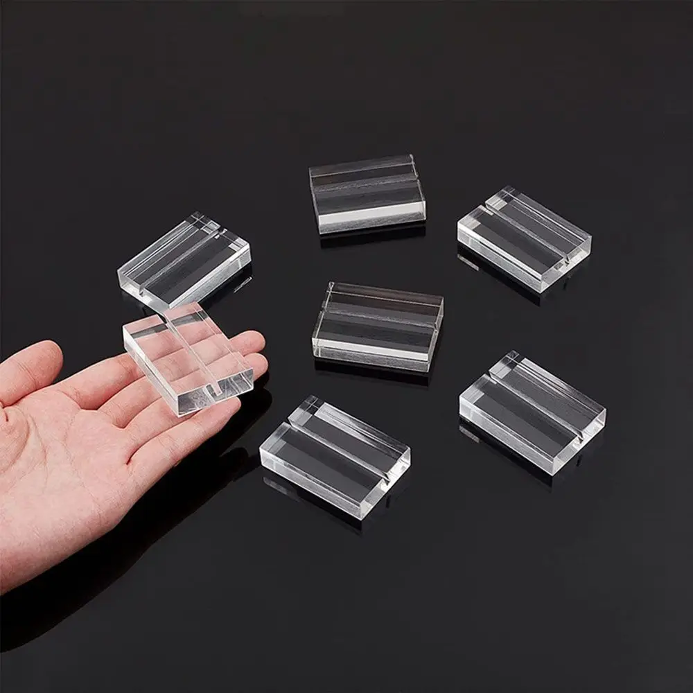 Acrylic Stands Place Card Holders Table Number Stands for Table Wedding Photos Office Home Decor