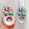 1pc Automatic Toothpaste Dispenser Creative Wall Mount and Toothbrush Holder Squeezer for Family Shower Bathroom 2