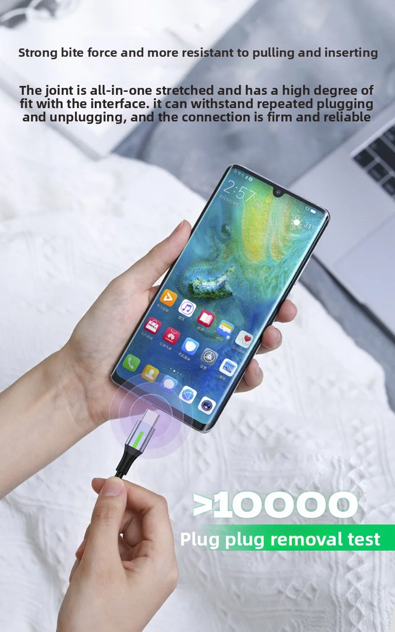 NNBILI 0.25M/0.5M 데이터 케이블 A to USB C 고속 충전 데이터 숏 케이블 66W 타입 C to C 아이폰 15 화웨이 휴대용 전원 케이블