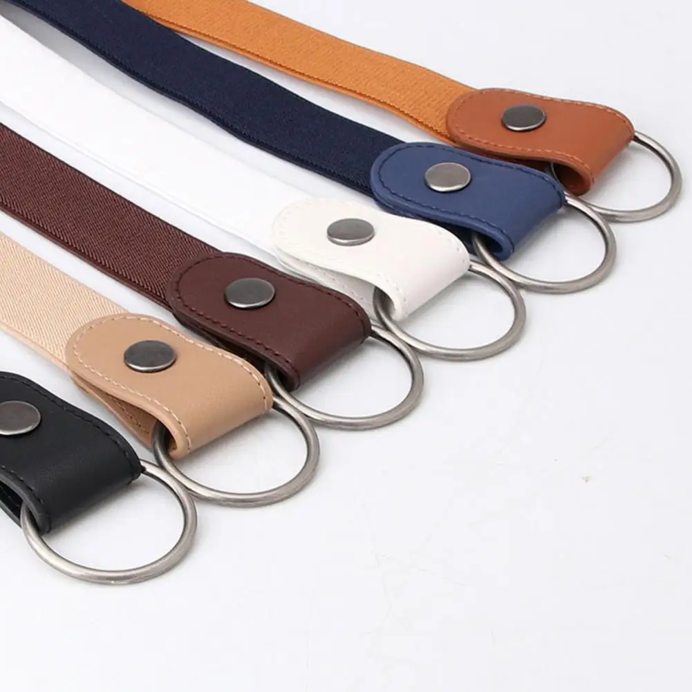 

Versatile Lazy Belt Adjustable Length Women's Faux Leather Lazy Belt for Costume Accessories Invisible Waistband with for Women