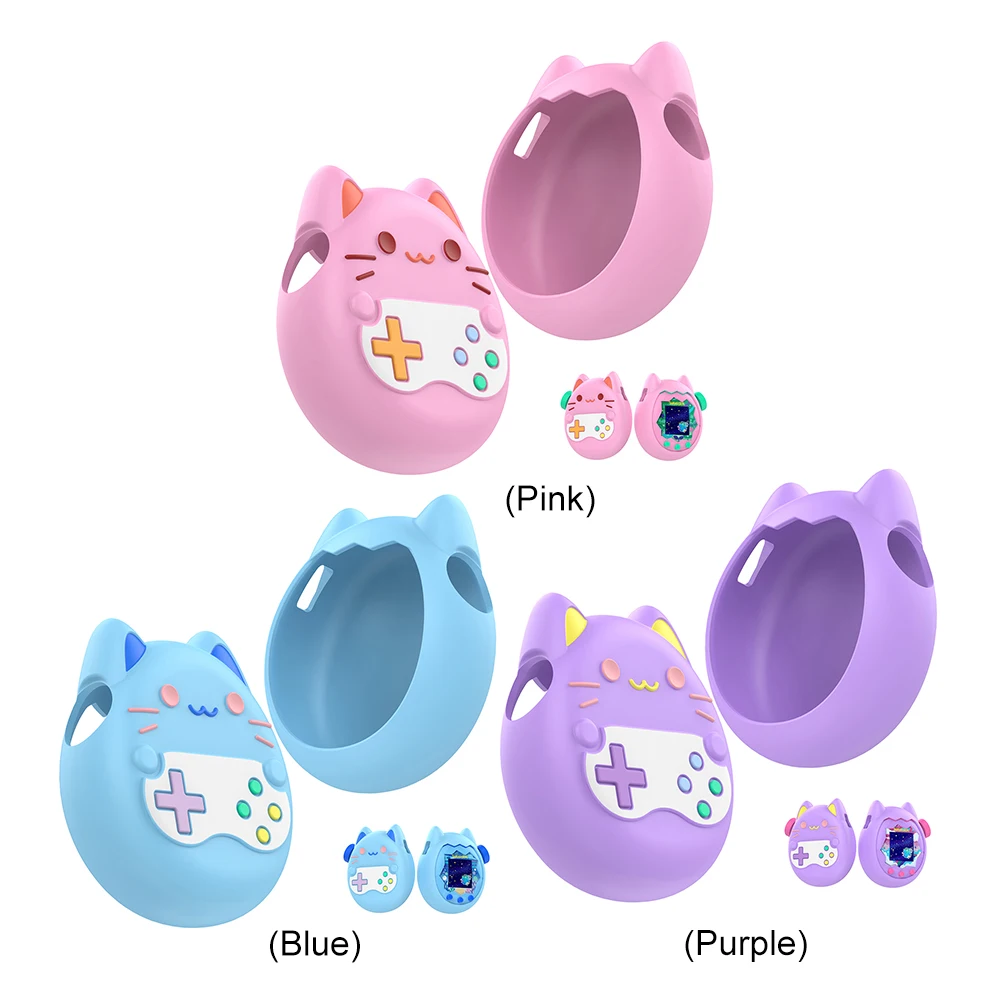 Games Console Soft Cover Fall Resistant Cute Protective Cover Carrying Case for Tamagotchi Paradise Games Accessories