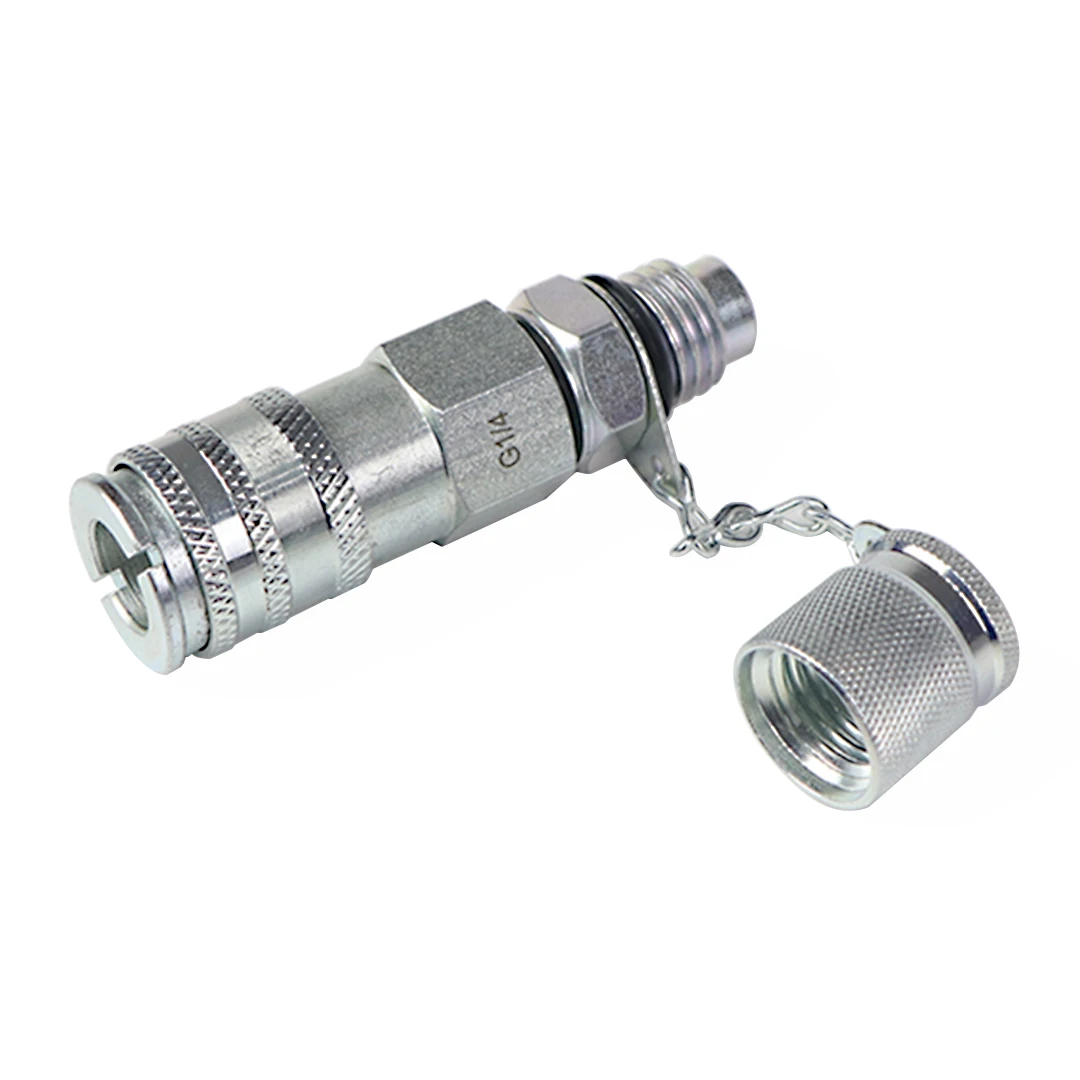 Hydraulic Quick Connector Komatsu PC200 Excavator Main Pump Pressure Connector