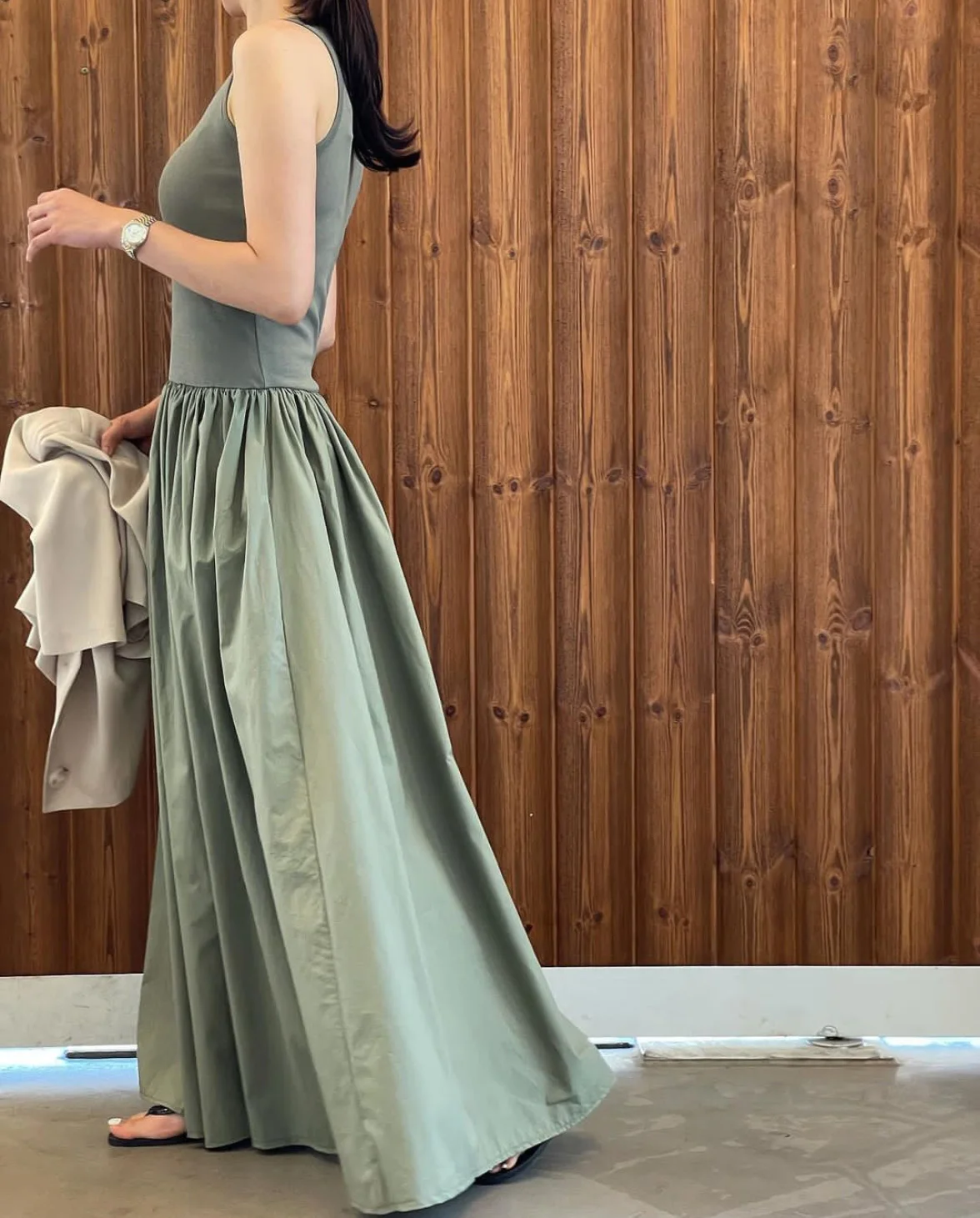 Women Elegant Long Dress Summer Sleeveless Korean Chic Dresses Ladies Vintage A Line Casual Long Robe Vestidos