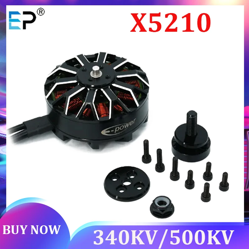 Мотор E-Power x5210 5210 340kv 500kv, 1 шт., детали бесщеточного двигателя 4-8S для fpv радиоуправляемого дрона, детали для игрушек