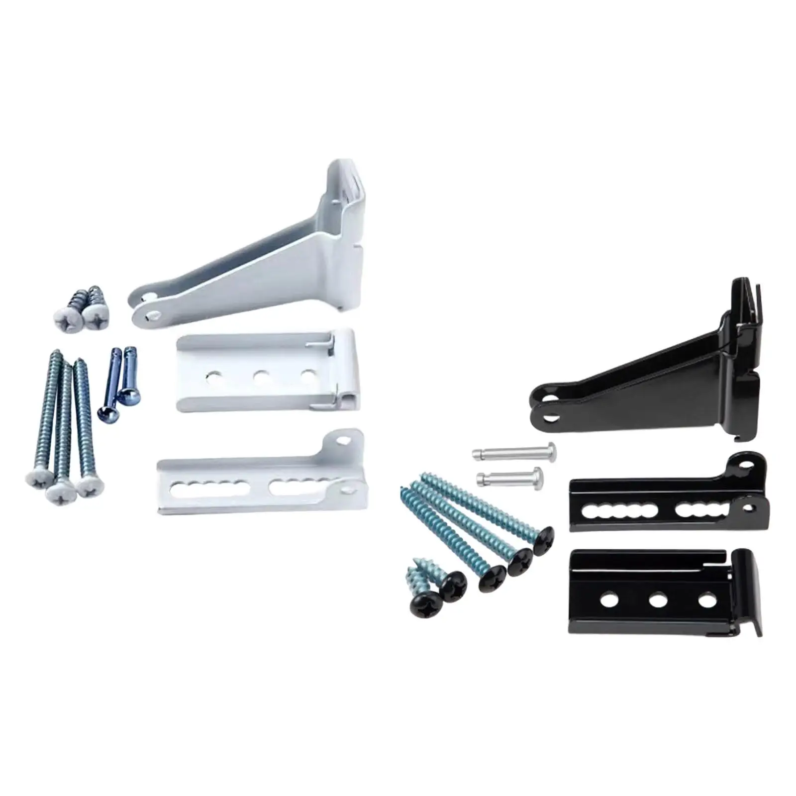 Door Closer Bracket Gate Frame Hardware Kit for Driveway Gates Wood Window