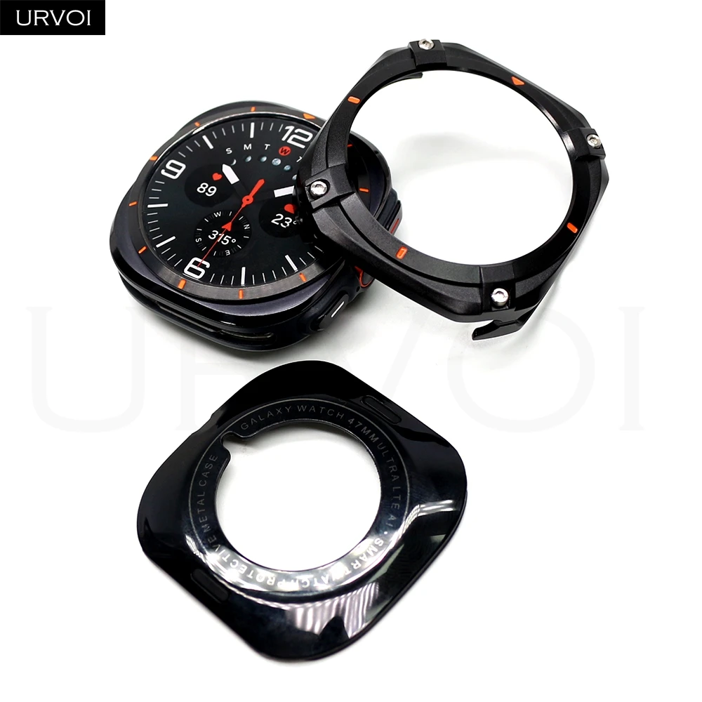 URVOI Cyberpunk Metal Protective Case – Durable Full Bumper Cover with Precision Cutouts