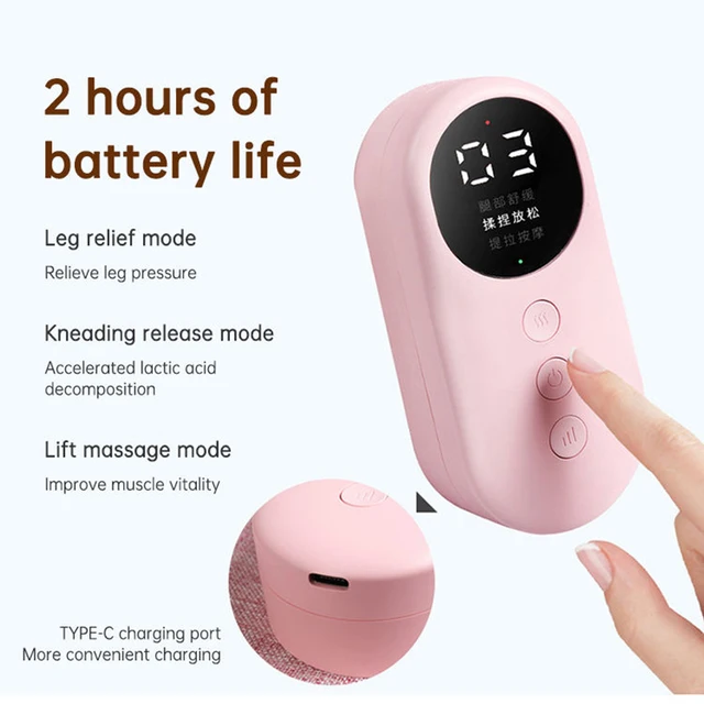 Electric Heated Calf Massager Wireless Air Pressure Leg Massager Hot Compress Calf Massage Machine Promote Blood Circulation 4