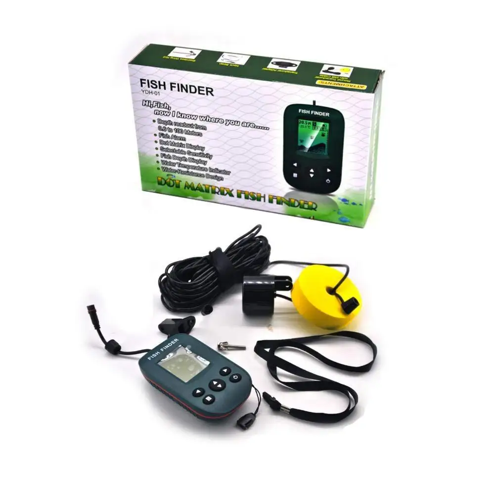 Fish detector, wired sonar, underwater visible high-definition fishing device, detector, ultrasonic wave