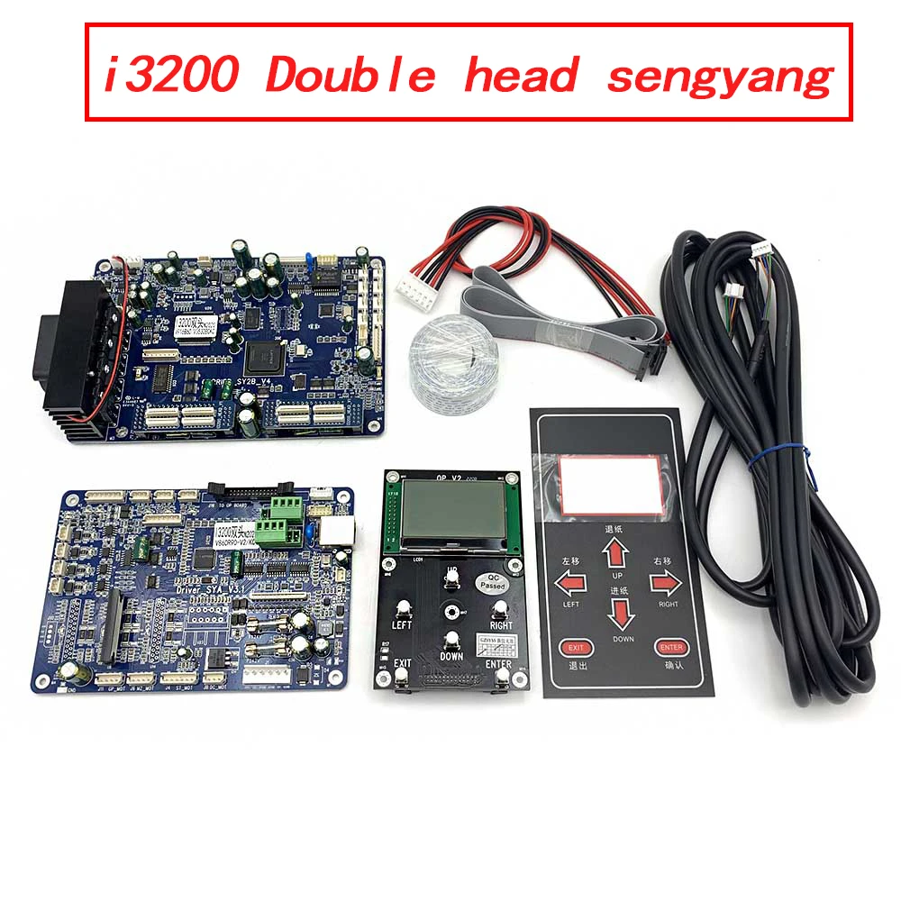

1set Senyang Board Kit for Epson I3200 Double Head Board Kit New Version plates Carriage/Main Board Upgrade Kit Large format