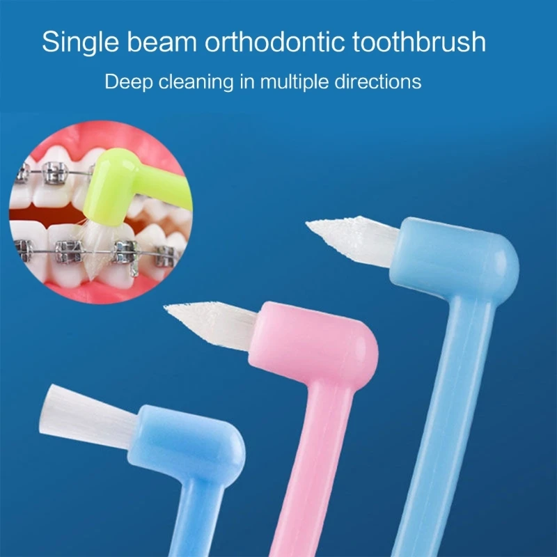 

Interdental Brush Dental Braces Clean Between Teeth Toothpicks Soft Toothbrush Design Orthodontic Teeth Braces Cleaning