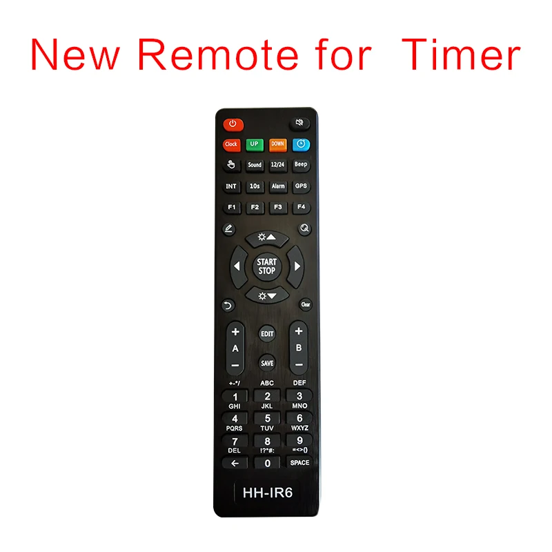 Sports Timer Button Led Countdown Clock Stopwatch,Line Button Reset remote Control School Rush Answer Competition Game Timer 2