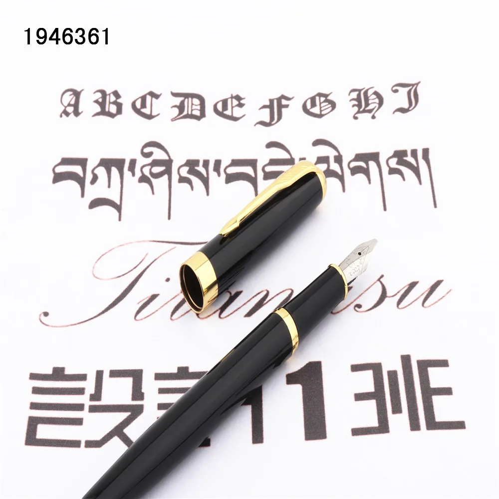 Stylo plume d'écriture de luxe pour étudiants, stylos à encre