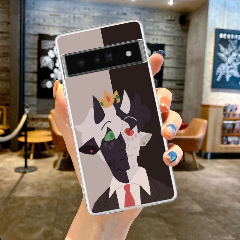 Funny Ranboo Dream SMP Silicone Shockproof Clear Phone Case