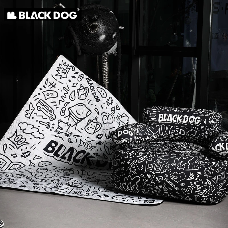 

Blackdog Outdoor Picnic Mat Thickened Moisture-proof Mat Graffiti Tide Cool Fashion Ultra-Light Waterproof Camping Mat Portable