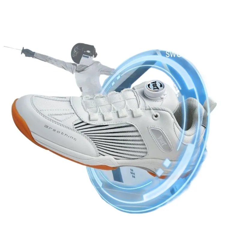 Men's and Women's Tennis Shoes Non-slip Sports Shoes Wear-resistant Table Tennis Lightweight Breathable Badminton Shoe