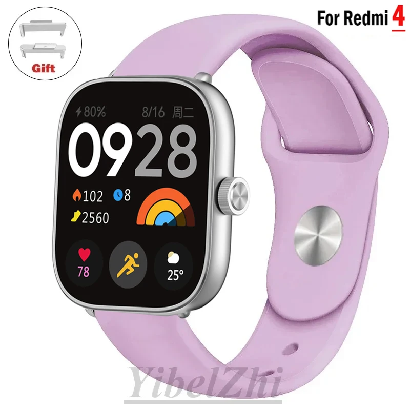 Soft Silicone Sport Bracelet Strap for Smartwatch Wristband Accessories