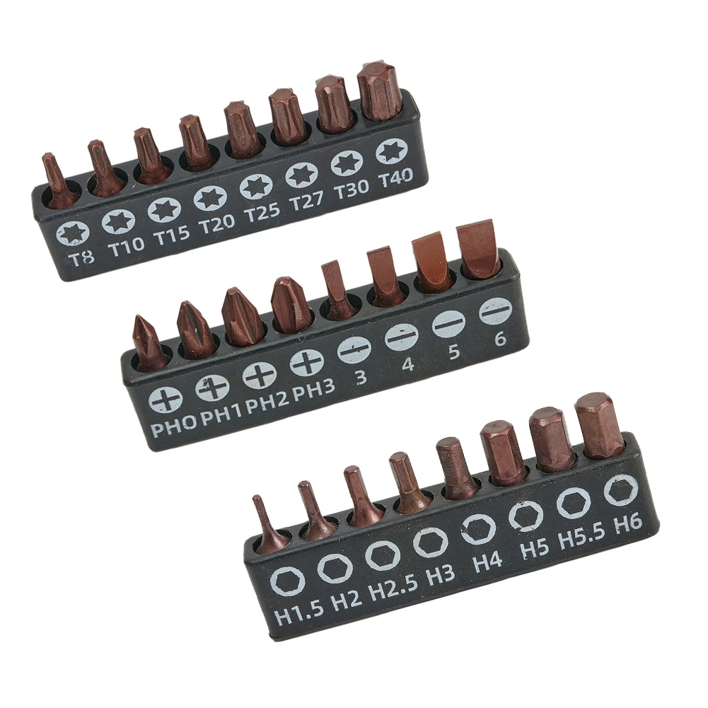 Screwdriver Bits Use This 8pcs Set of Magnetic Screwdriver Bits with Hex Shank for DIY Projects and Professional Work