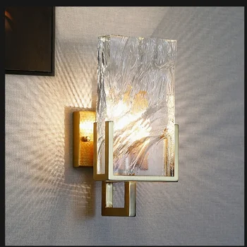 Modern Ice Crystal Glass Wall Lamp 1