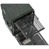 QWSHARP Slide-In Dishwasher,Stainless Steel Finish,24" Wide,Soil Sensors,Premium White LED Interior Lighting,Smooth Glide Rai 6