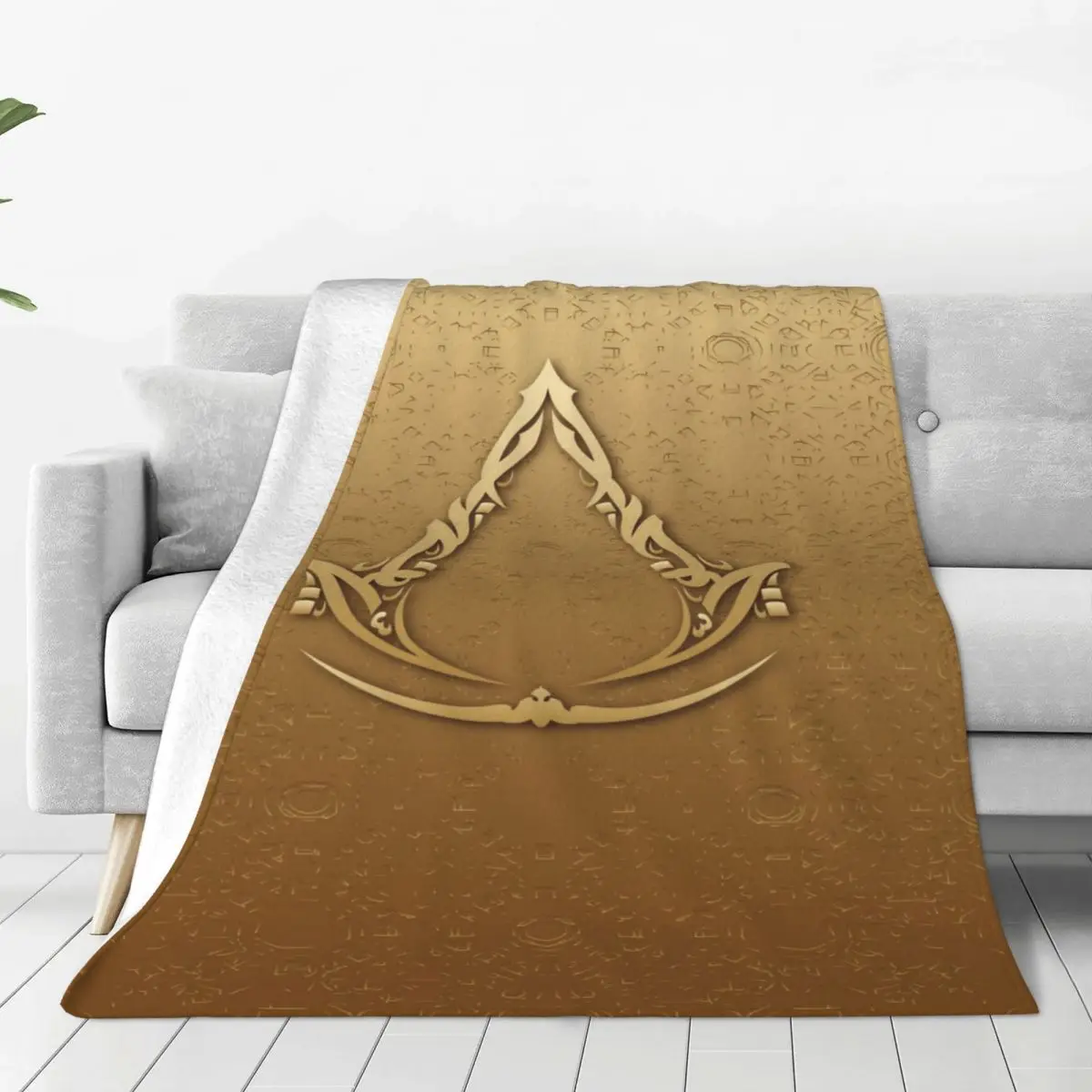 Assassins Creed Mirage Coperta Coral Fleece Peluche Primavera/Autunno Multi-Funzione Soft Throw Coperta Per Biancheria Da Letto Divano Trapunta