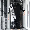 Men's casual Shorts Set alphabet print T-shirt two piece set summer high street hip hop casual wear 5