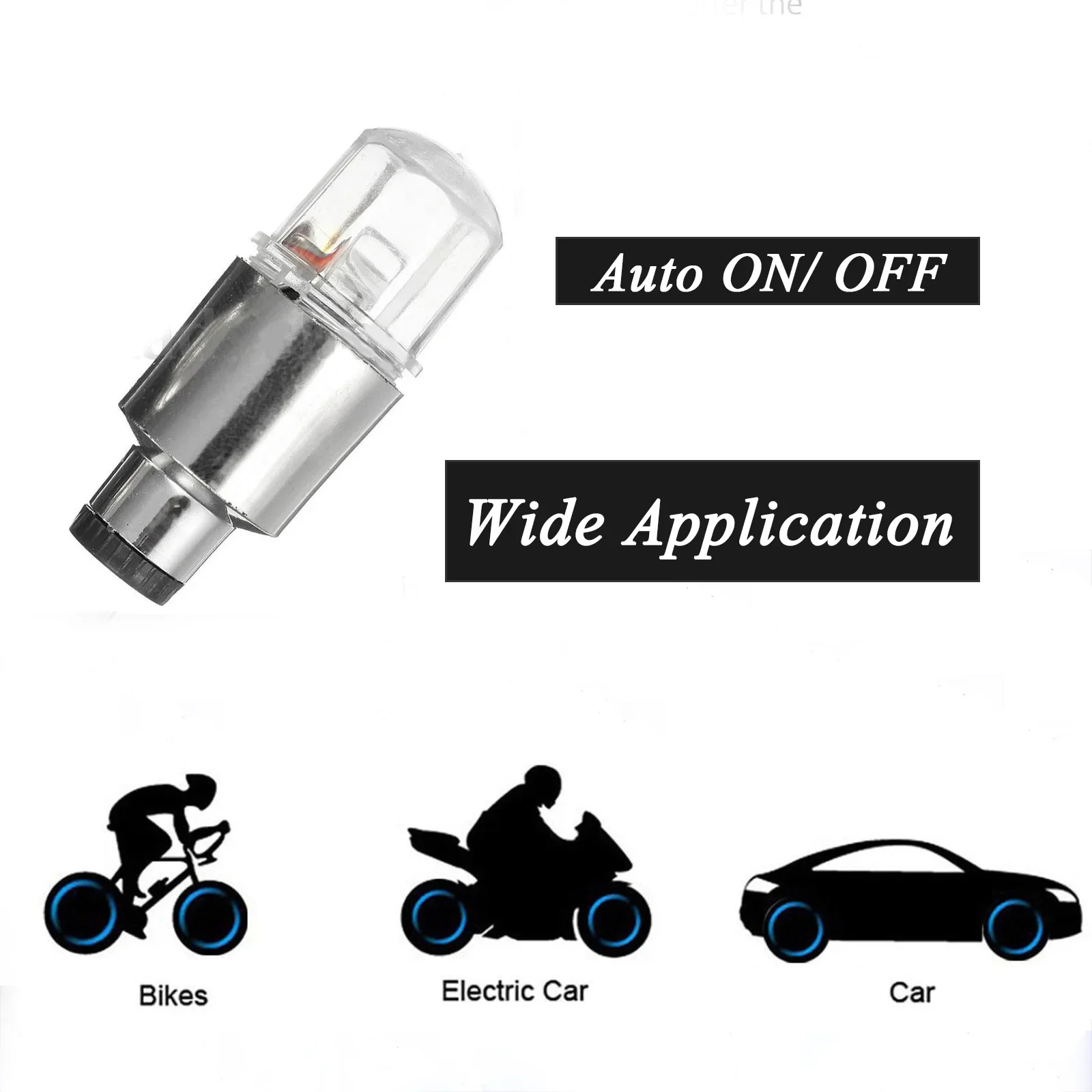 รูปสินค้า โคมไฟ LED จักรยาน สีสันสดใส ติดตั้งง่าย