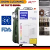 2000W Cleaning Machine Fiber Laser Industrial Rust Removal Cleaning Oil Paint for Metal Cleaning Width 300MM EU STOCK US STOCK 1