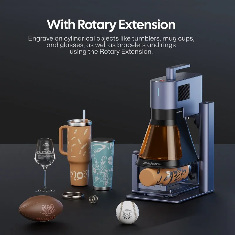Laserpecker-ミニポータブルレーザー彫刻機,20W, 8K, Bluetooth 5.0