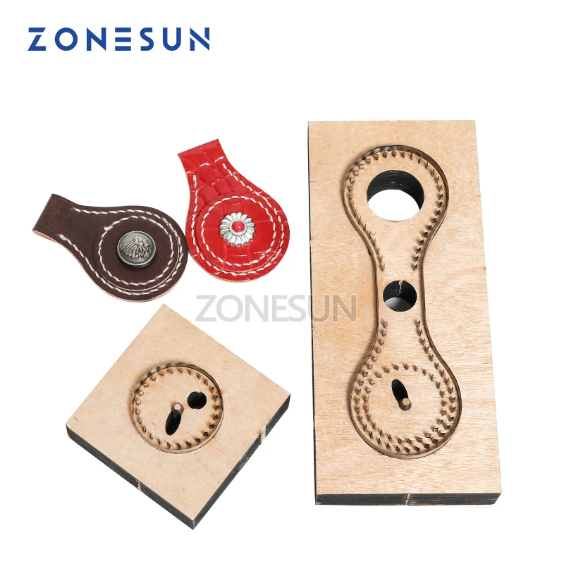 

ZONESUN R102 индивидуальная высечка для кожи, держатель брелока, ПВХ/Эва лист, резак, DIY Лазерный нож, die classic