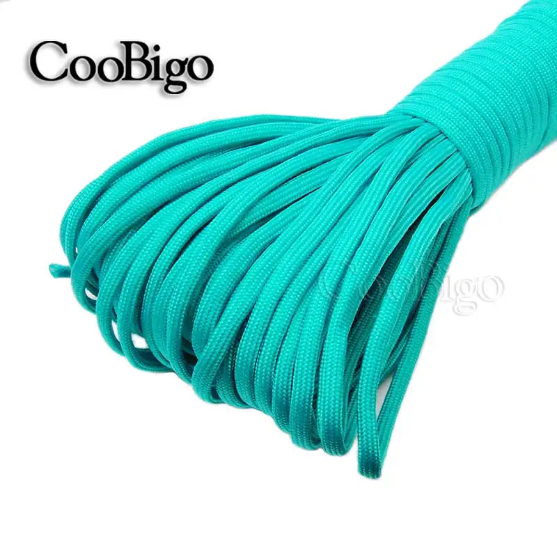 Durable 4mm Solid Color Parachute Cord for DIY Craft and Bracelet Making
