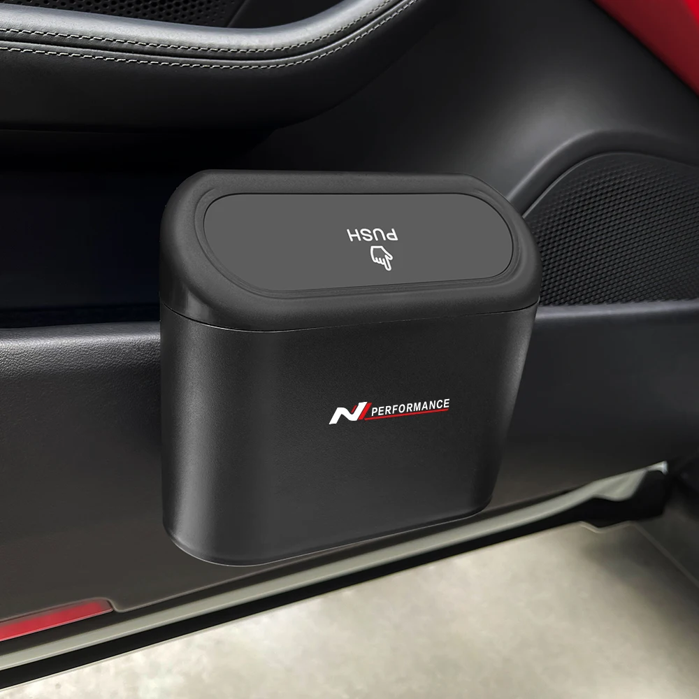 Per Hyundai N Nline Tucson Sonata Kona Veloster N I30 I20 Elantra Cestino Della Spazzatura Per Auto Appeso Pattumiera In Plastica