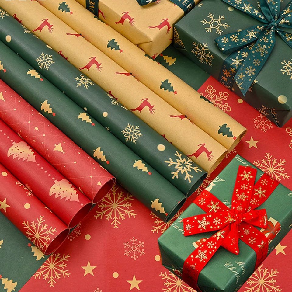 Vanhench Papel De Regalo De 15 X 1200 Pulgadas (100 Pies) Para Mujeres, Rollo De Papel De Regalo Naranja, Papel Kraft De Color Sólido Para Bodas, Cumpleaños, Ramo Floral, Embalaje De