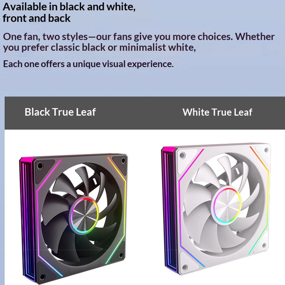 Premium ARGB 12cm PWM Quiet Cooling Fan - High Airflow, Low Noise