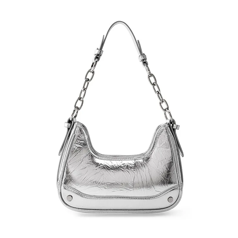 

Alneed Hobo Bags for Woman 2023 Split Leather Luxury Designer Shoulder Bag Ladies Purse And Clutch Chain Crossbody Bag