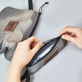 Arcixi Japanese-Style Organizer Pouch - 15D Silicone-Coated Nylon for Travel, Camping & Daily Essentials 2