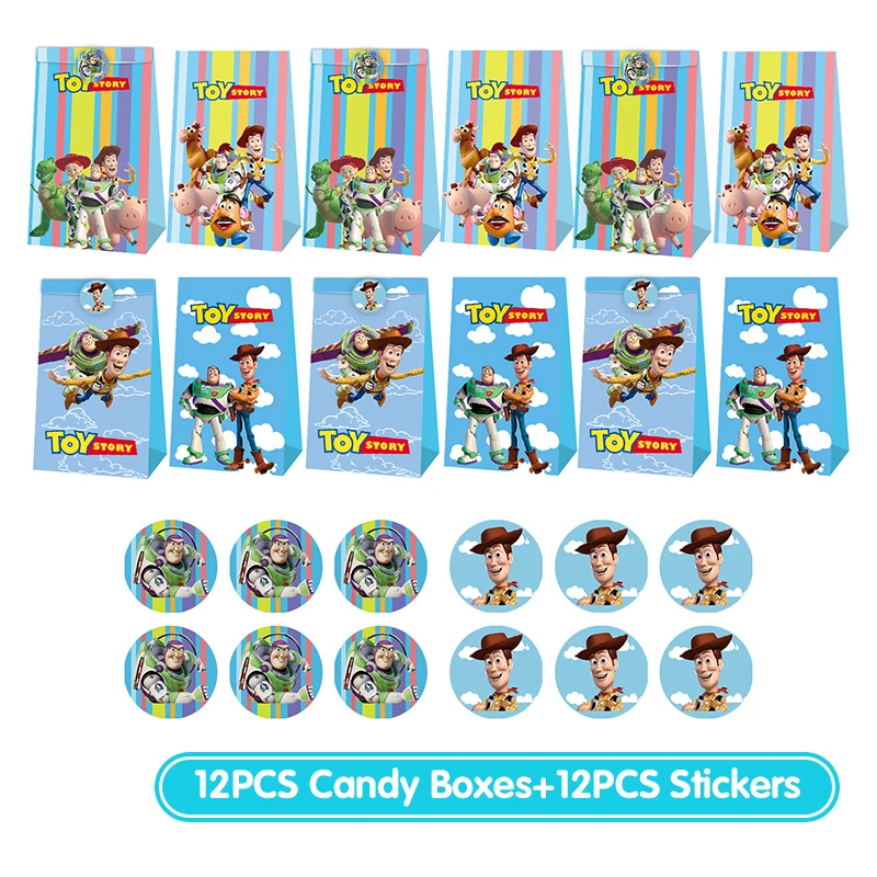 thumbnail image 1 of Decoración para fiesta de cumpleaños de Toy Story de Disney, vajilla, manteles, vasos de papel, platos, globos de Buzz Lightyear, regalos para bebés, 1 of 5