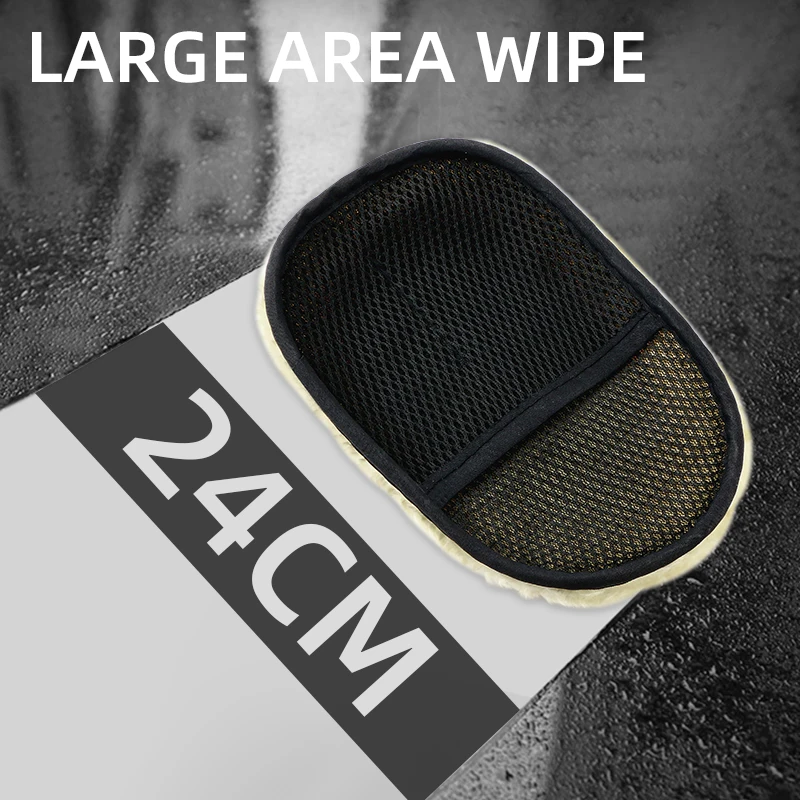 Wool Gloves Skincare Tools Car Cleaning Gloves Made of Ultrafine Fibers for Car Cleaning