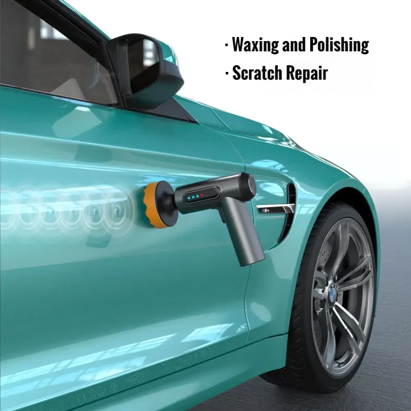 Car Polisher Handheld Wireless Polisher Car Polishing Waxing Machine Power Tool for Body Cleanig Waxing Repair car polisher
