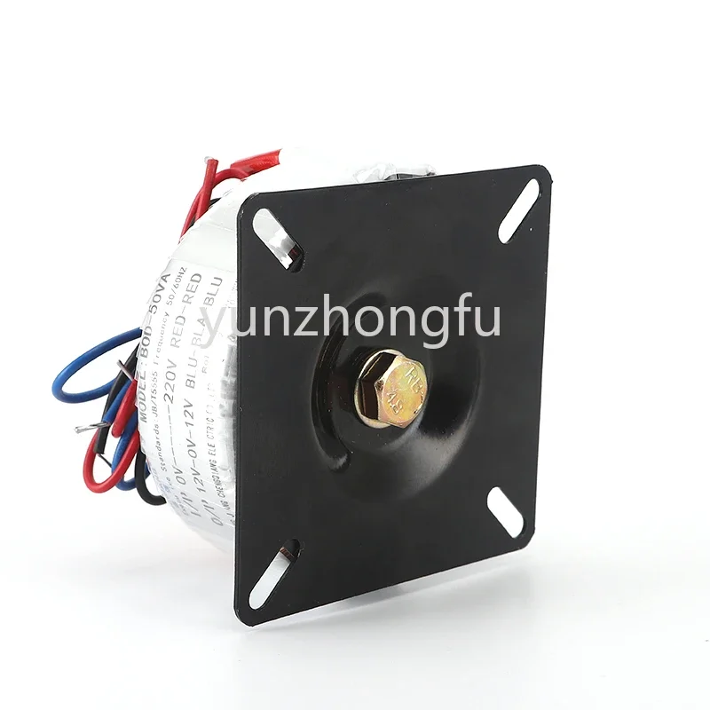 50VA pure copper toroidal audio transformer input 220/230 output 12V--0--12V 15V--0--15V 24V-0-24V 30V-0-30V for preamplifier