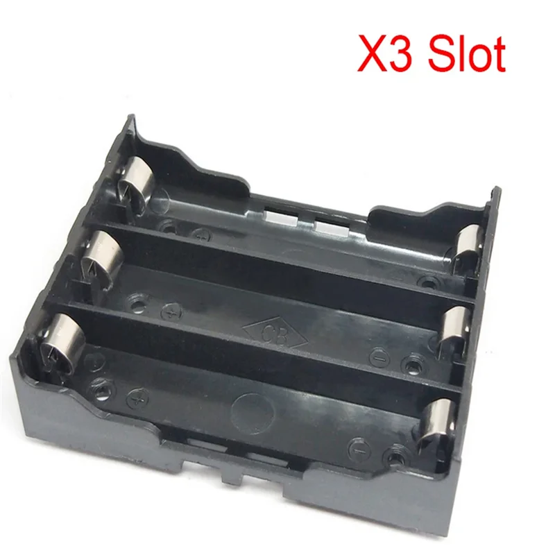 DIY ABS 18650 Power Bank Battery Case 1X 2X 3X 4X 1 2 3 4 Slot Holder Storage Box Hard Pin