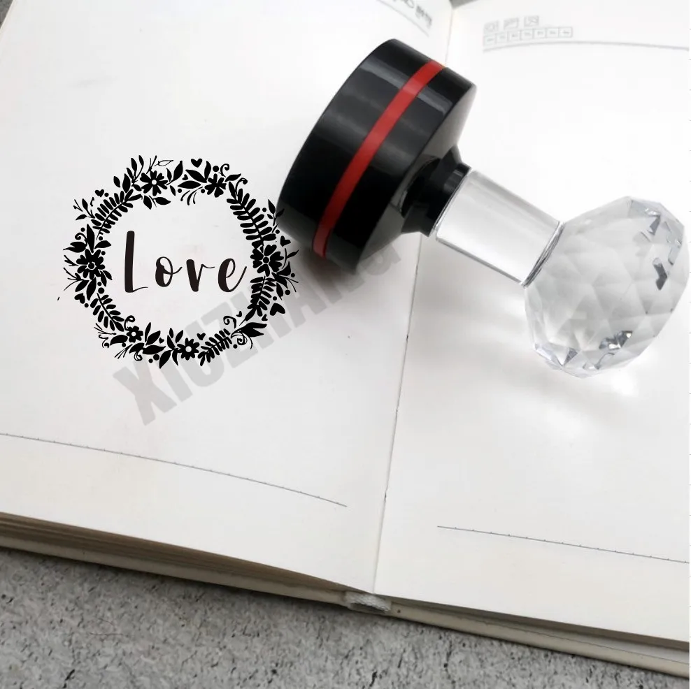 Self Inking Stamp Wedding Stamp Double letter Self Inking Wedding Stamp