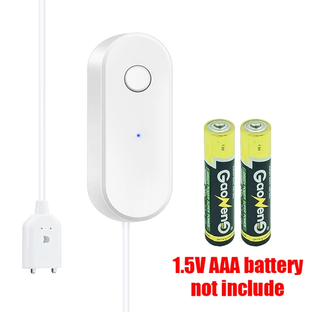 Zigbee Water Sensor Liquid Leak Detector Tuya Smart Life Linkage Alarm App Remote Monitoring  Alerts Work With Zigbee Gateway 6