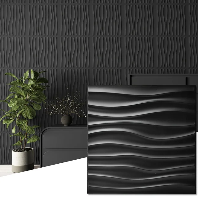 30x30 ซม.บ้านผนังตกแต่งเรขาคณิต 3D ผนังแผง self-กาว 3D สติ๊กเกอร์ติดผนัง Art กระเบื้องวอลล์เปเปอร์ห้องน้ําเพดาน 1