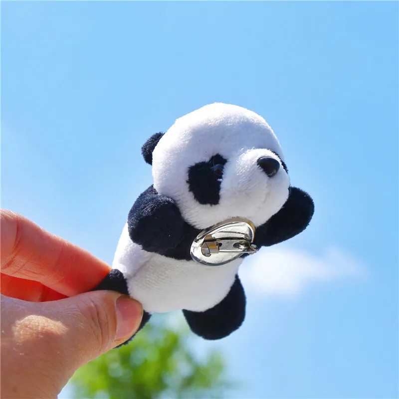 Joyibay Peluche Pendentif Jouet Décoratif Créatif Peluche Panda Porte Clés Pendentif Sac à Main 