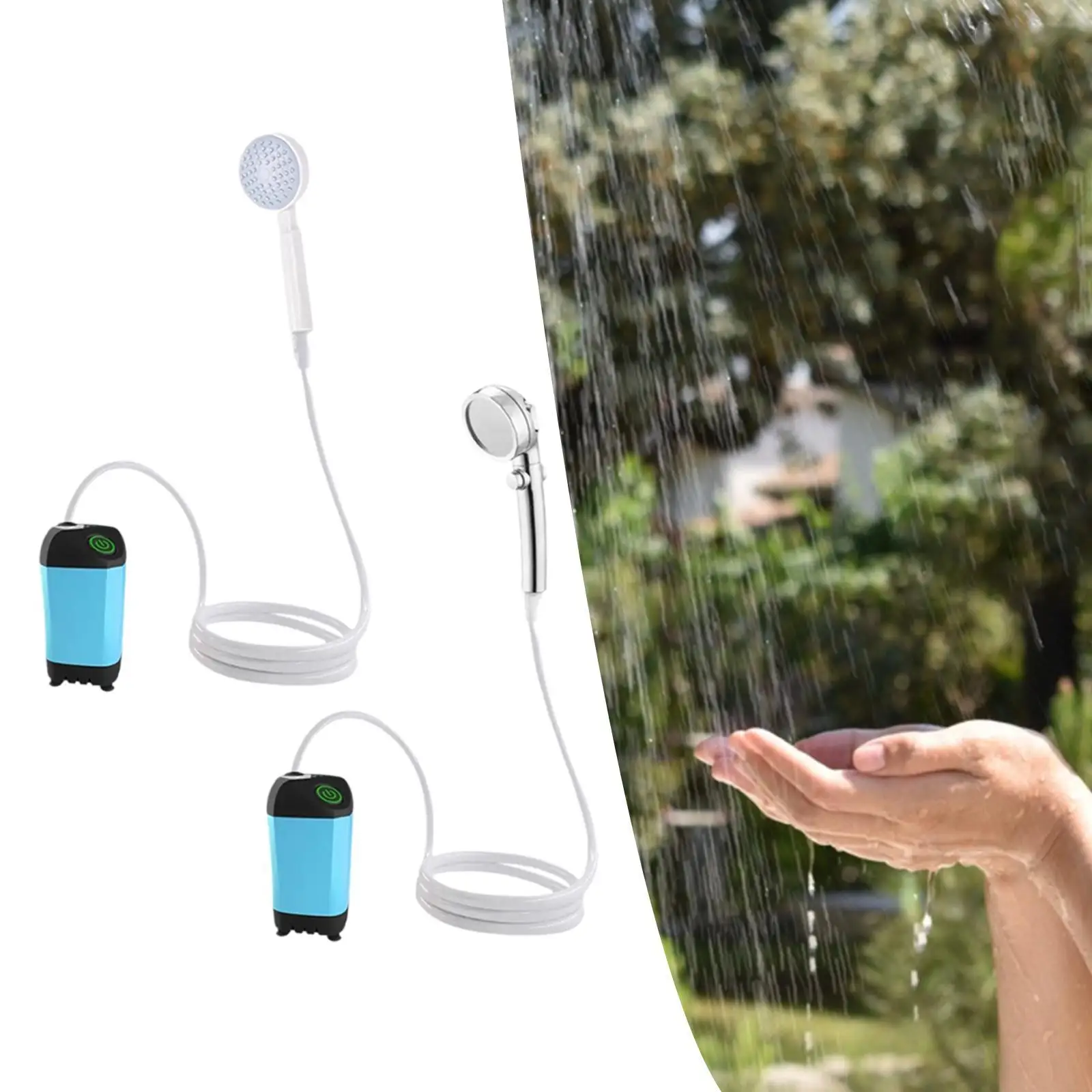 Portable Shower Compact Electric Shower for Backpacking Traveling Gardening Portable Shower Compact Electric Shower for Backpacking Traveling Gardening