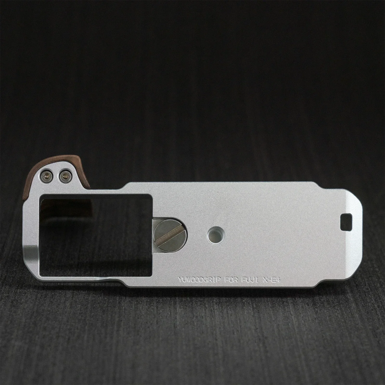 Camera Wood Hand Grip Handle Aluminum Alloy Base For Fuji Fujifilm XE4 X-E4 camera accessories