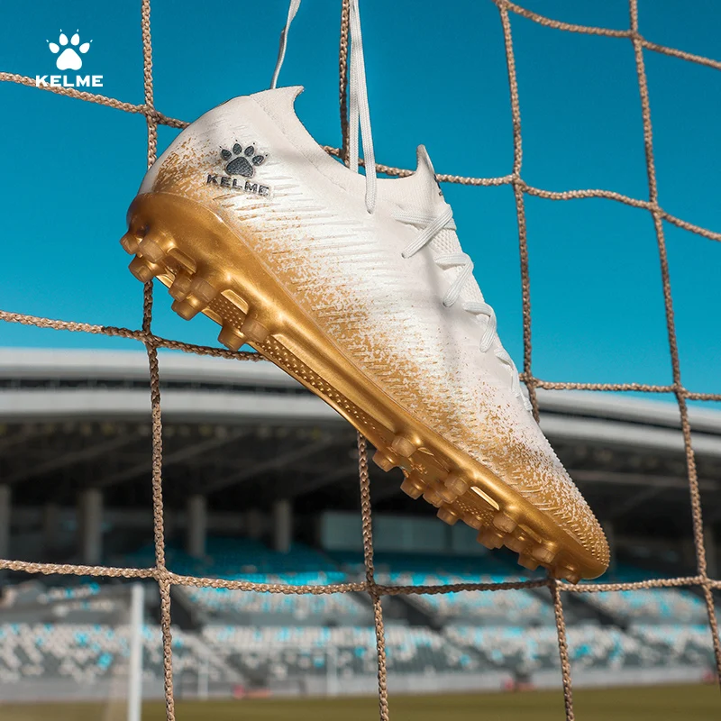 KELME MG Shoes Artificial Grass Slip-Resistant Men Soccer Shoes Training Sneakers Professional Football Boots 9242ZX1108
