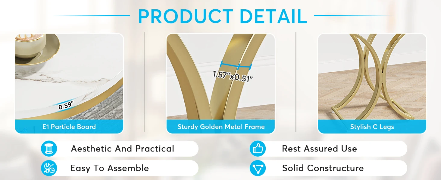 Tribesigns end Table