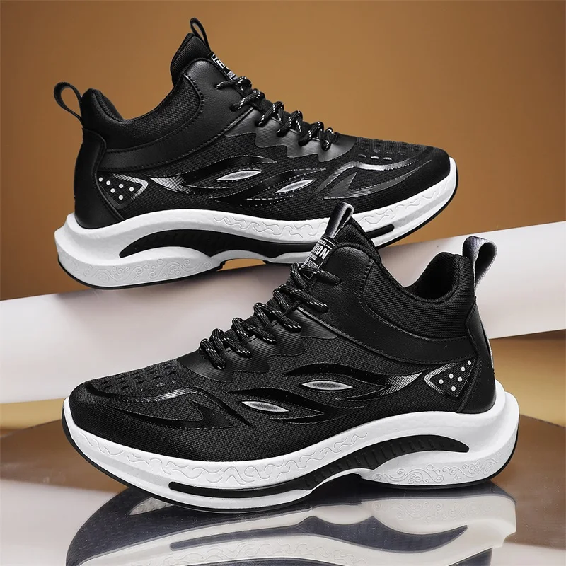 

Мужские кроссовки для спортзала, Белая обувь для походов, износостойкая прогулочная обувь, Необычные Дышащие Высокие Модные женские кроссовки