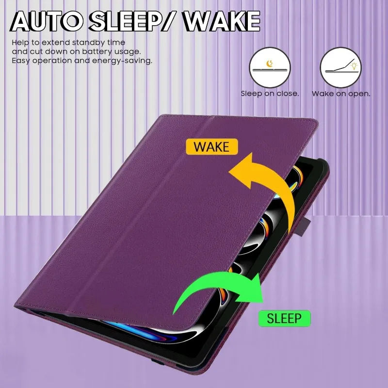 Premium PU Leather Flip Case Smart Cover